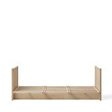 Camp novel cot bed/bed, 60x120/120x200 cm, oak