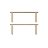 Camp novel bed guard, 2 pcs., oak