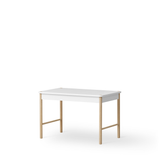 Camp toodler play table, white/oak