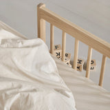 Wood Mini+ junior bed, 68x162cm, oak - new
