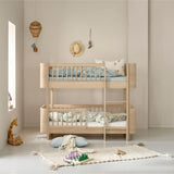 Wood Conversion kit Mini+ junior bed to low bunk bed, oak - new