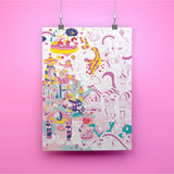 COLORING POSTER - LILY
