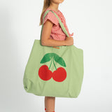 blouse w/ butterfly sleeves - red & ecru checkered