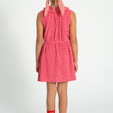 scrunchie - red & ecru checkered