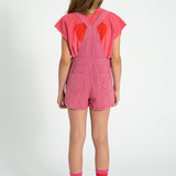 sleeveless top - pink w/ "amour" print