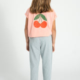 unisex trousers - ecru w/ indigo stripes