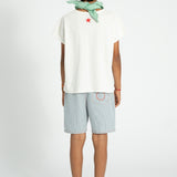 t'shirt - ecru w/ "peace" print