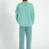 unisex trousers - washed green
