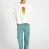 unisex trousers - washed green