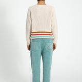 unisex trousers - washed green