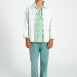 unisex trousers - washed green