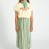 t'shirt - light yellow w/ "beach bar" print