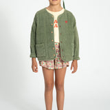 shorts - light yellow w/ cherries allover