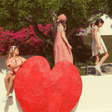 shorts - red & ecru checkered