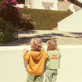 unisex trousers - light yellow checkered