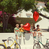 unisex trousers - light yellow checkered