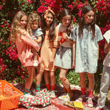 short dress - blue light denim