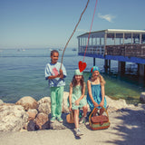 short dress - green & ecru checkered