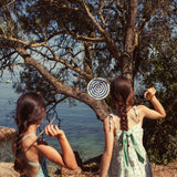 shorts - ecru w/ green flowers allover