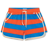 sporty short - wave flame block stripe