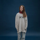 Cozy sweat dress - grey melange