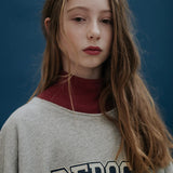 Cozy sweat dress - grey melange