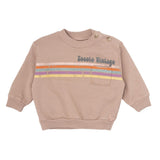 Lines Baby Sweatshirt Brown