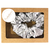 Metallic Scrunchy - Silver