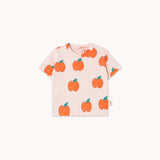 APPLES BABY TEE - pastel pink