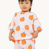 APPLES BABY TEE - pastel pink