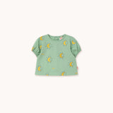 MIDNIGHT SUN BABY SHIRT - washed emerald