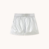 METALLIC SHORT - silver metallic