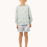 METALLIC SHORT - silver metallic