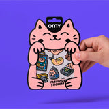 STICKERS - BIG - KITTY