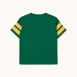 STRIPES LOGO BABY TEE - dark emerald