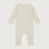 Baby Suit with Snaps Cream