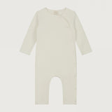 Baby Suit with Snaps Cream
