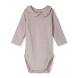 Baby Collar Onesie | New Fit | Berry - Cream