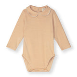 Baby Collar Onesie | Melon - Cream