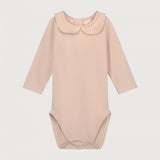 Baby Collar Onesie | New Fit | Faded Pink - Cream