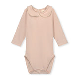 Baby Collar Onesie | New Fit | Faded Pink - Cream