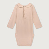 Baby Collar Onesie | New Fit | Faded Pink - Cream
