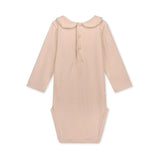 Baby Collar Onesie | New Fit | Faded Pink - Cream