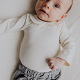 Baby Collar Onesie | New Fit | Cream