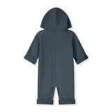 Baby Hooded Suit | Blue Grey