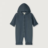 Baby Hooded Suit | Blue Grey