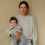 Baby Onesie | Stone Grey - Cream