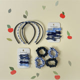 Velvet Bow School Set Blue