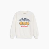 Smiley Sweatshirt Whisper White