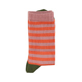 Socks - Pink and orange stripes